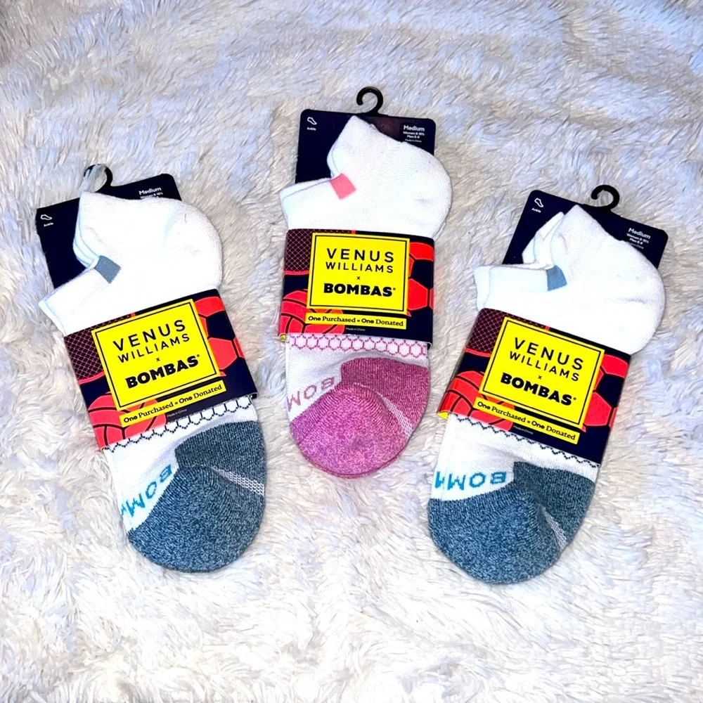 BOMBAS VENUS WILLIAMS TENNIS SOCKS - Picture 1 of 3